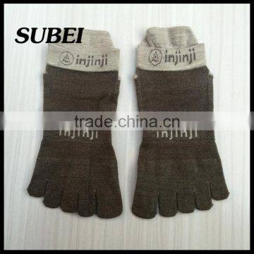 High Quality Designer Design Ankle High Arch Support Injinji Toe Sport Sock photo-2