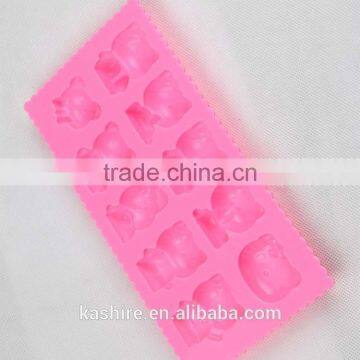 Wholesale High Quantity Eco-friendly Hello Kitty Shape Silicone Chocolate Mould,soap Mold,diy Cake Mould photo-2