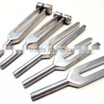 5 Tuning Fork Set Medical Surgical Chiropractic Physical Diagnostic Instruments
