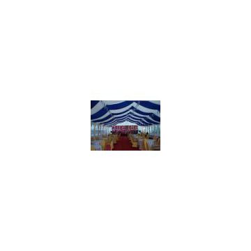 Waterproof Large Music Festival Tent With Colorful Lining , PVC Fabric Tent