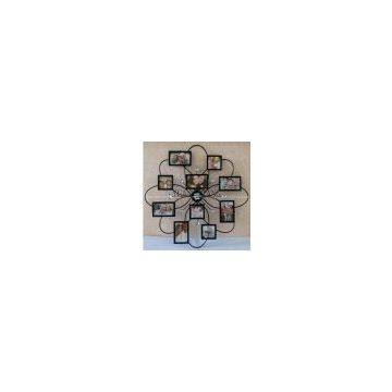 Exquisite Iron Crafts of Flower-shaped Photo Frame