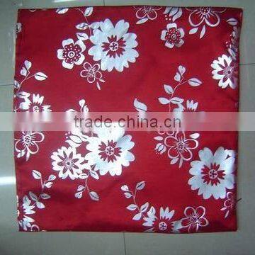 bronzing taffeta cushion