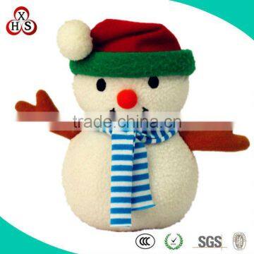 soft christmas mini standing plush stuffed snowman toys