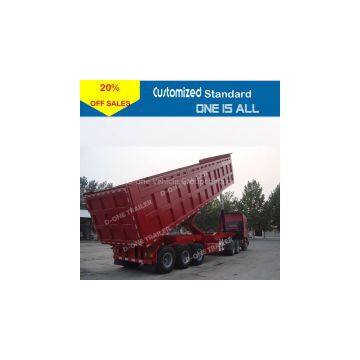 D-one brand tri-axles hydraulic telescopic cylinder for tipper truck