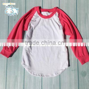 OEM children clothing long sleeve t shirt for children summer raglan sleeve shirts boys cotton print t shirt