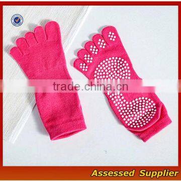 WH-131 Hot Sale Cotton Barre Cozy Sports Yoga Sock, Custom Made Logo Indoor Women Sport Pilates Socks photo-5