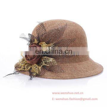 2016 Summer New Flower Elegant Ladies Hat