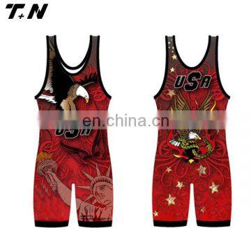Sublimated Wrestling Singlet/Wrestling Wear photo-2