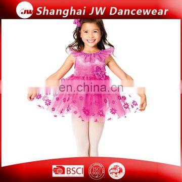 Beautiful Multilevel Pink Dance Skirts for Girl