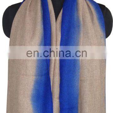 Gauze Pashmina Wool Shawl With Ombre Dye photo-6