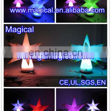 LED star inflatable decor / inflatable decor for club