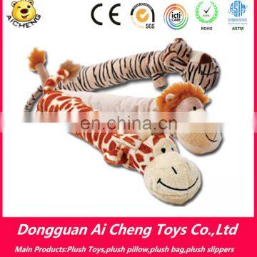 plush animal lion toys plush giraffe toys for pet with high quality