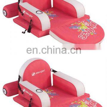 Inflatable Pool Water 3-Position Reclining Lounger Chairs with Footrest