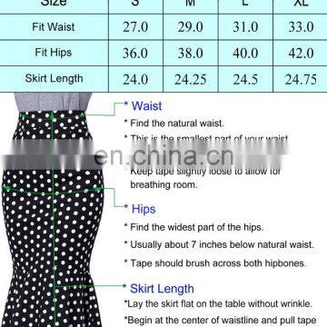 Kate Kasin Women's Shirred Detail Flower Pattern Cotton Pencil Skirt With Wide Belt KK000610-1 photo-6