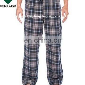 Mens 100% Cotton Flannel Lounge Pants