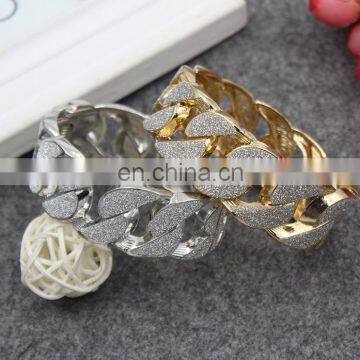 Newest design bangle shinny bangle Rose gold bangle with shell bracelet