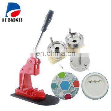 Hot Wholesale Badge Maker Machine with 58mm mould Pin Button Machine Interchangeable Die Mould