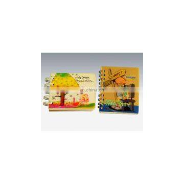 2018 3d Plastic Soft PP/PET Spiral Notebookk Cover photo-4