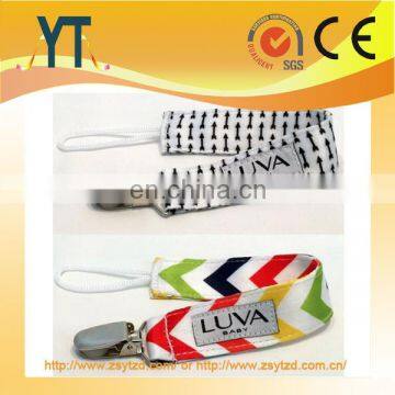 2017 Custom Paci Clip, Toy Leash, Binky Leash, Wholesale Good Quality BPA Free Baby Silicon Pacifier Clips photo-4