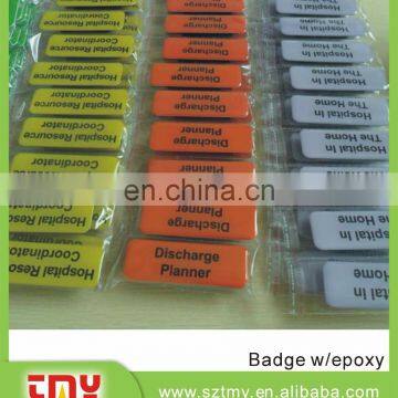 Blank Plastic Magnetic Name Badge For Staff,Cheap Custom Pvc Name Badge Magnet photo-3