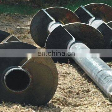 Self Color Zinc Plated Anchor Earth Ground Screw Pile photo-2