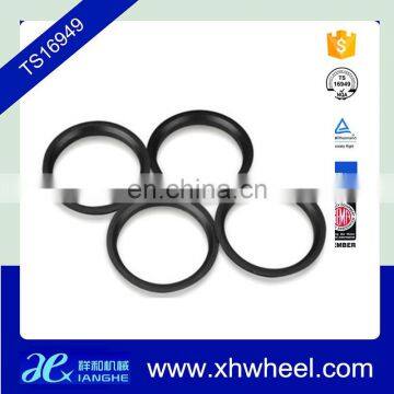 4pcs Black Plastic Hub Centric Rings photo-2
