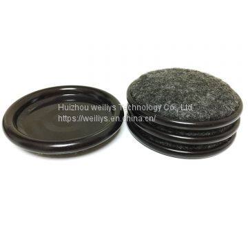 Steel Caster Cups, 3 Inch, 76mm, Hard or Carpeted Floors, Prevent Dents and Scratches