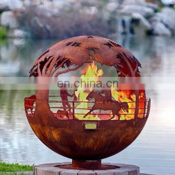 Amazon Hot-selling Outdoor Animal Metal Ball Fire Pit