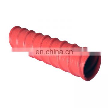 round corrugated plastic duct for post tensioning prestressed concrete