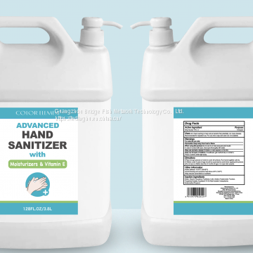 Natural Custom Logo Alcohol Hand Sanitizer Gel To Antibacterial Protect Your Healthy FDA CE