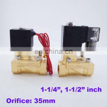 2 Way Pilot Diaphragm Brass Water Pneumatic Normally Closed Electric Solenoid Valve NBR 1-1/2" BSP 40mm PX-40 1-1/4" 35mm PX-35 photo-2