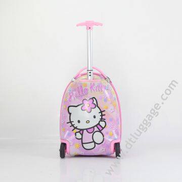 Hot Sale Carton pattern printed kids luggage set children kids luggage suitcase travel luggage bags