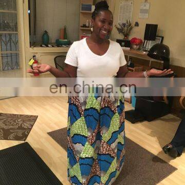 Hot Selling Plus Size Women's Long African Border Printed A Line Floor-length Max Skirts photo-2