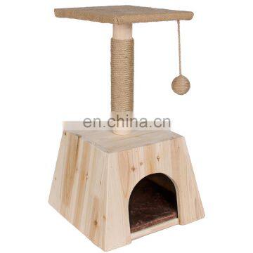 wholesale new durable natural cat scratcher house