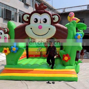 Inflatable Bouncy Jumping Castles Playground Bouncer Kids Air Jumper Monkey Castle For Party Rentals