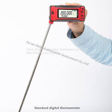 Standard temperature metrolog digital thermometer with long stem and wireless communication