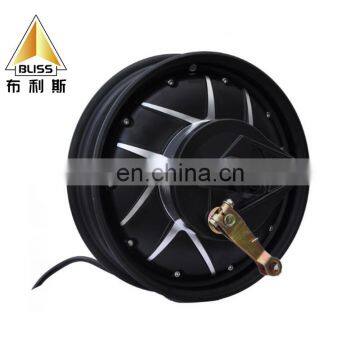 3000W 60-120V Permanent Magnet dc Electric Hub Motor Wheel 10 Inch Hub Motor Electric Motor Wheel Hub photo-4