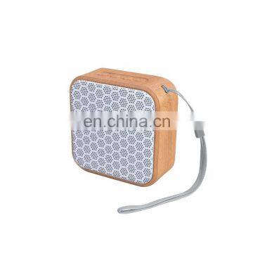 Wooden Portable Mini Bluetooth Wireless Music Speaker Waterproof Subwoofer With tf Usb Mp3 Player photo-2