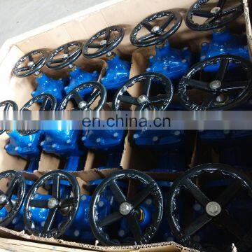 Resilient Seated Knife Handwheel ANSI DIN BS Ductile Iron Gate Valve Non Rising photo-3