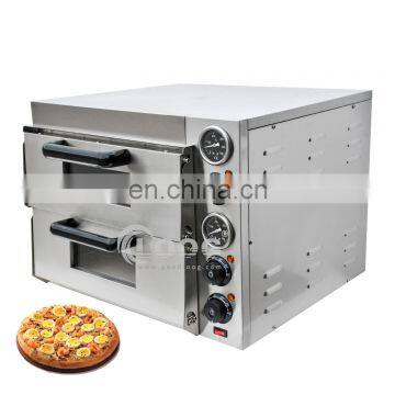 Restaurant Commercial Cookie Baking Bread Machine Chinese Electric 220v Pizza Maker Bakery Tabletop Double Deck Oven