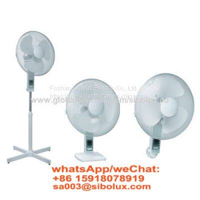 16 inch 3 in 1 plastic stand fan with timer setting/electric standing fan