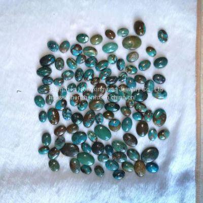 Natural Chinese Turquoise Free Shape Cabochons Loose Gemstones photo-5