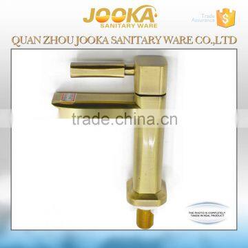 JOOKA modern bathroom old gold bathroom solid gold faucet