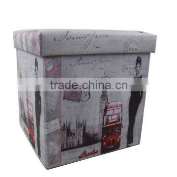 Damp Proof Foldable Square Storage Ottoman