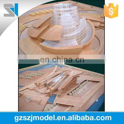 Classic Wooden House Model for Miniature Building in Construction & Real Estate