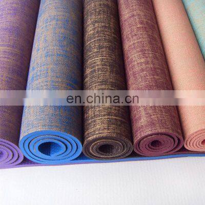 Best selling environmental protection alo yoga mat customized fancy Yoga Pilates mat organic thick long non slip sports PVC