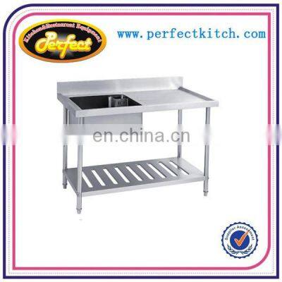 3 Bowls Commercial Stainless Steel Kitchen Sinks /Restaurant Kitchen Sinks With Bench photo-3