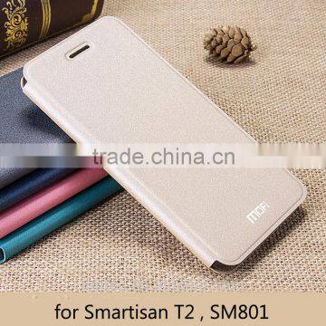 MOFi RUI Series Flip Leather Case Cover for Smartisan T2 SM801, PU Leather Case