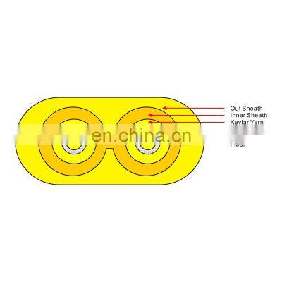 GJBFJV Optical Fiber Cable Fiber Optic Cable Use Indoor 2.0mm 6 Core Breakout Tight Buffer Cable Kevlar Aramid Yarn 25 Kg/km OEM photo-4