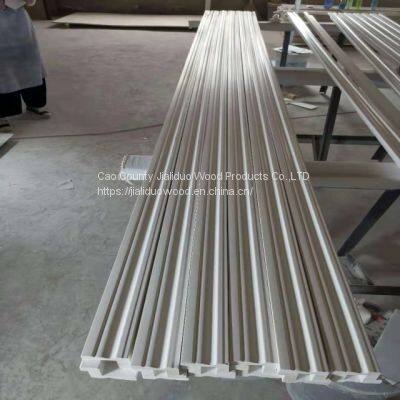 Manufacture Directly Poplar Wood Shutter Composites Components/ Paulownia Real Wood Shutter Components photo-2